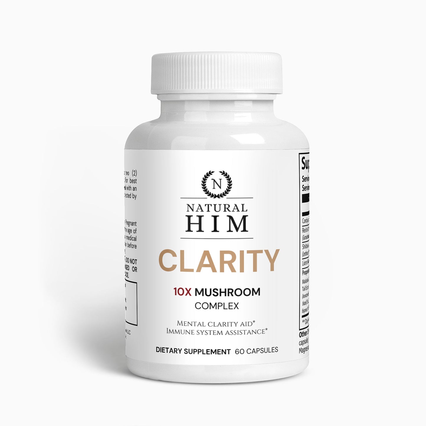 Clarity 10X Mushroom Complex - Supplement for Mental Agility - Healthcare